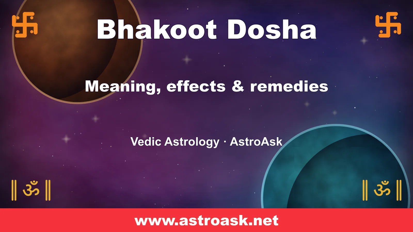 Bhakoot Dosha — meaning, effects and remedies in Vedic astrology | AstroAsk