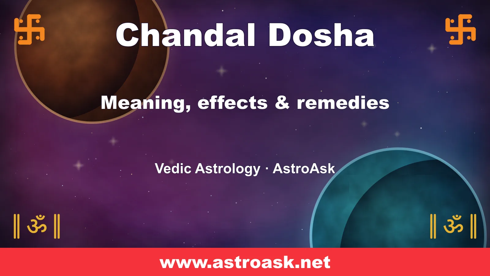 Chandal Dosha — meaning, effects and remedies in Vedic astrology | AstroAsk