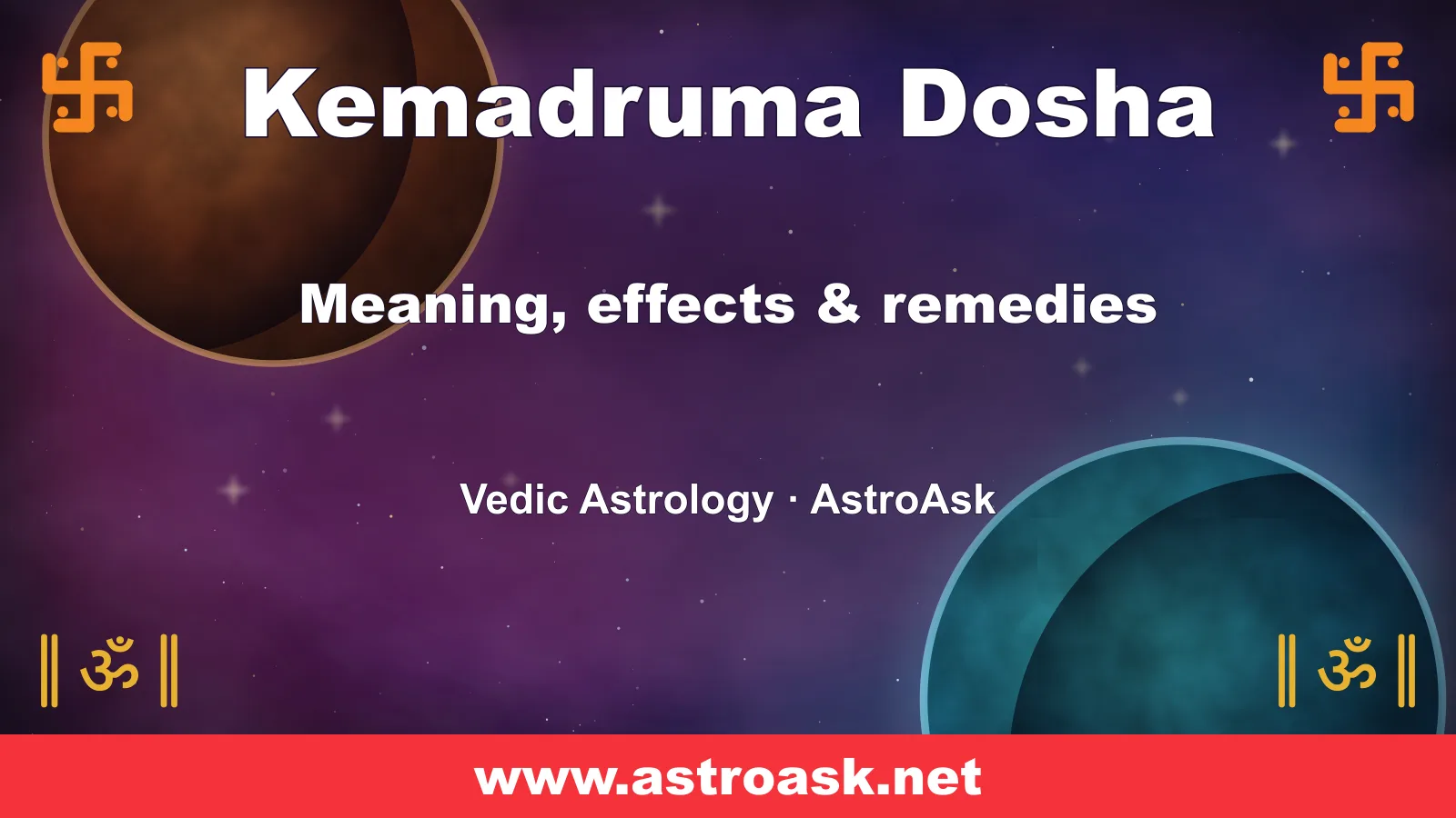 Kemadruma Dosha — meaning, effects and remedies in Vedic astrology | AstroAsk