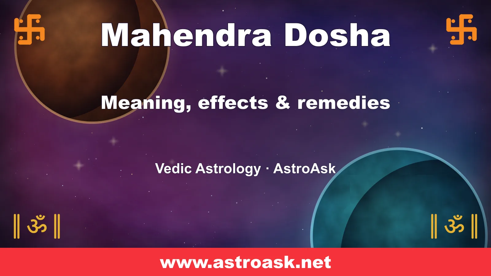 Mahendra Dosha — meaning, effects and remedies in Vedic astrology | AstroAsk