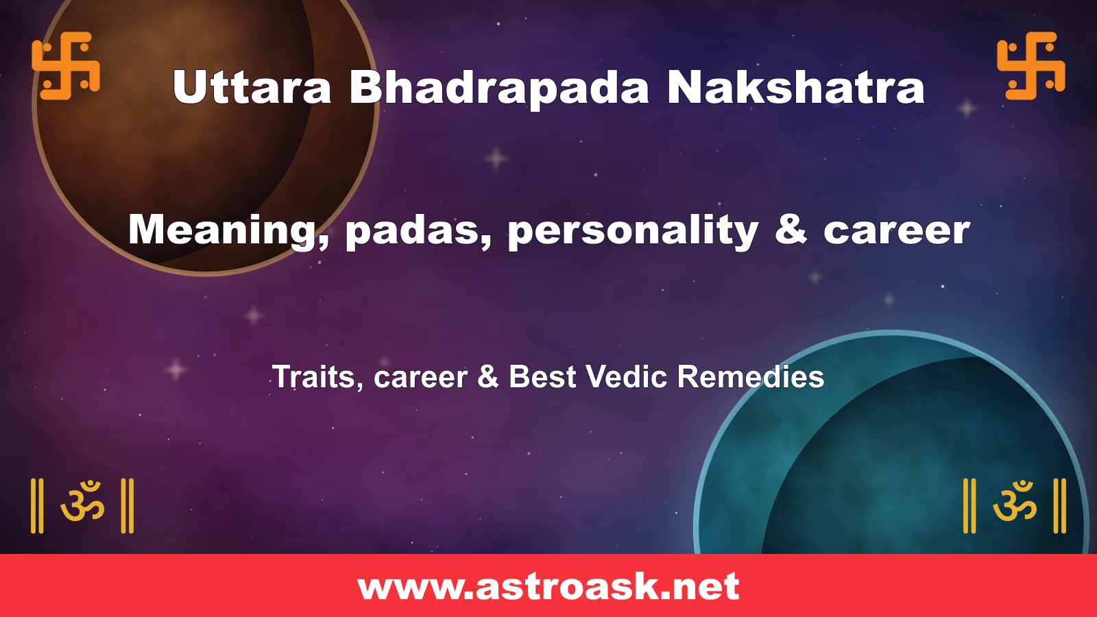 Uttara Bhadrapada Nakshatra — Vedic lunar mansion illustration | AstroAsk